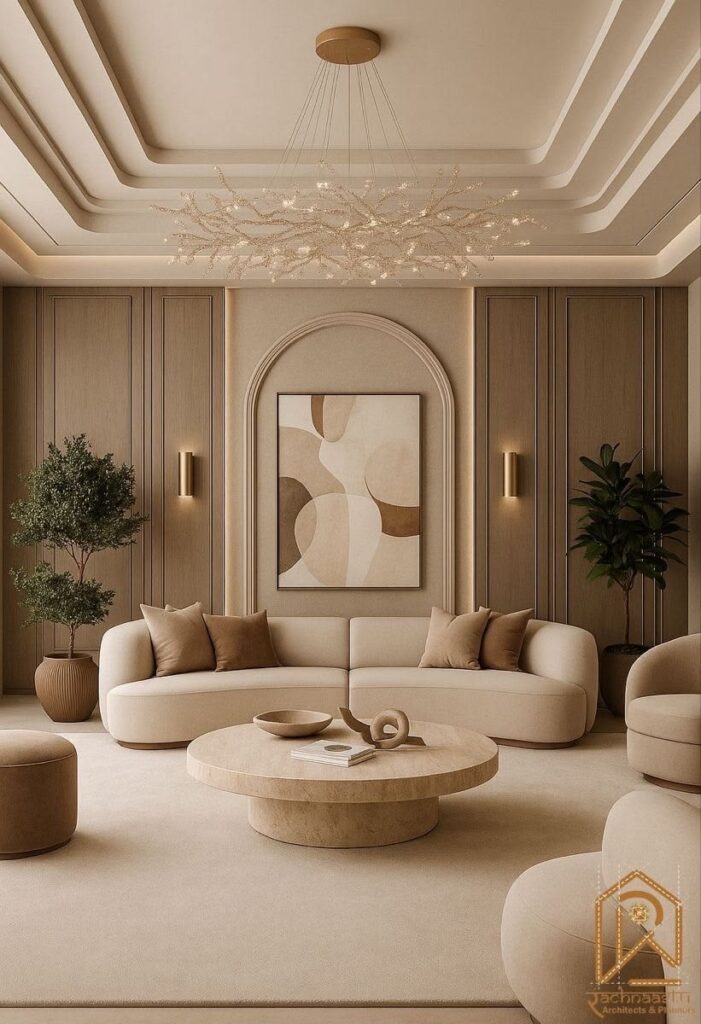 cream colorful scheme for expensive look