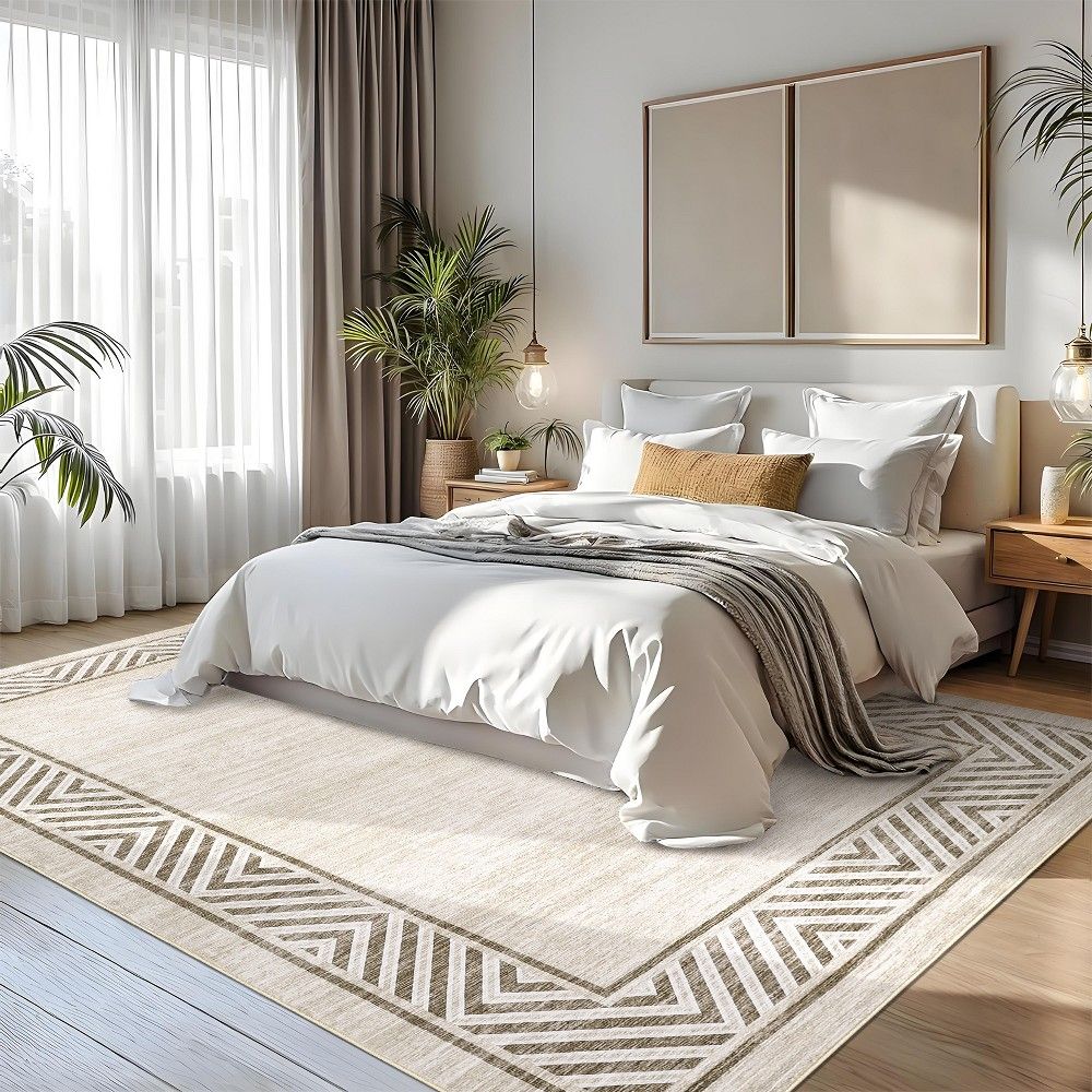 a large elegant rug