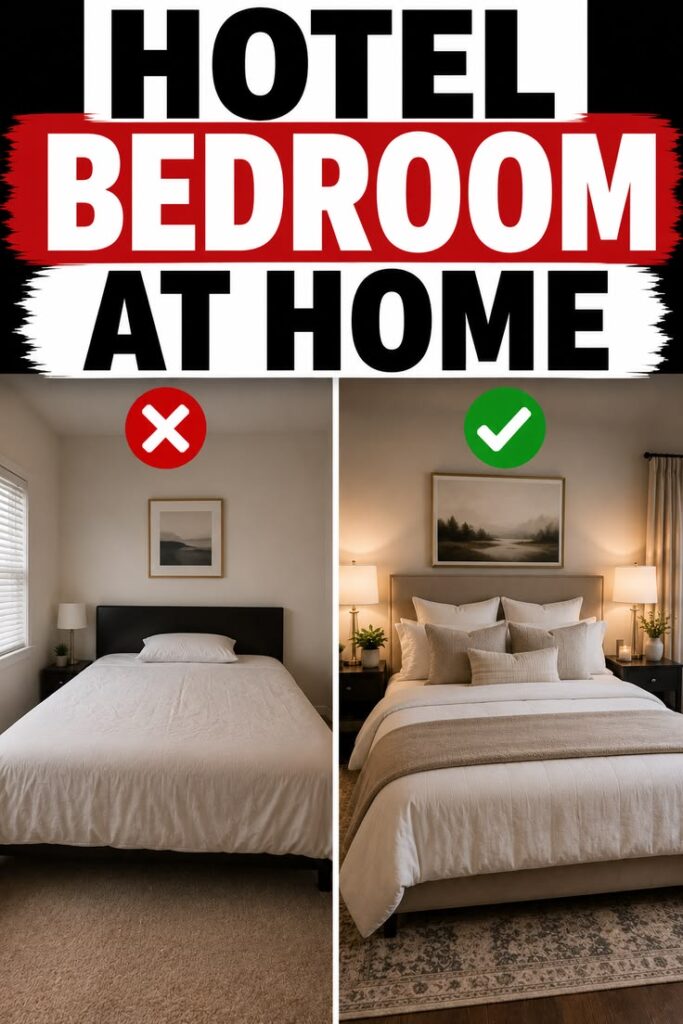 how to make a small bedroom look like 5 star hotel