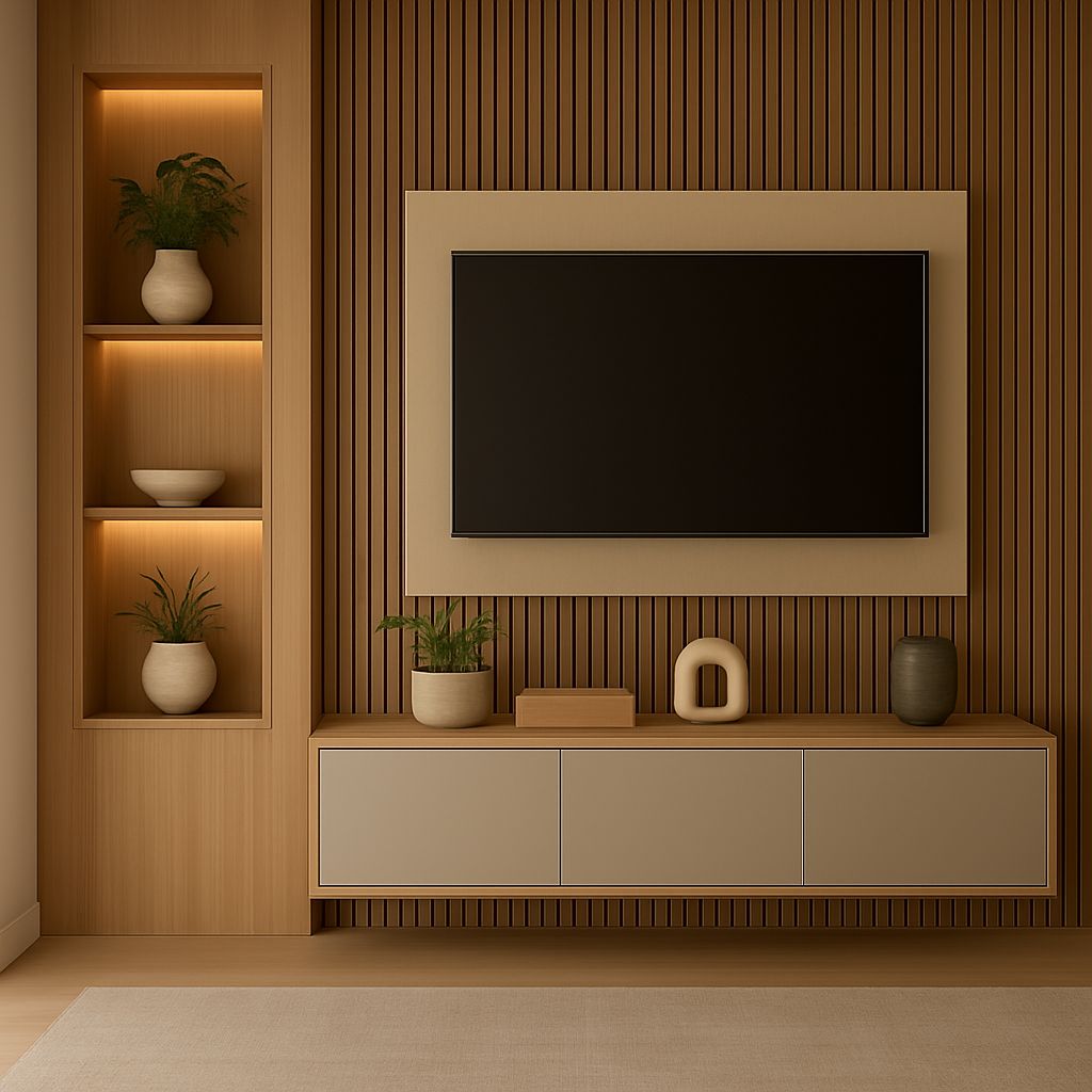 A television providing a focal point