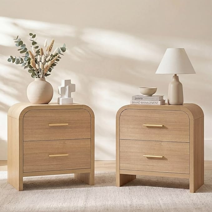 elegant matching bedside night stand