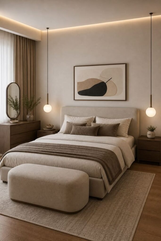 Less décor allows quality pieces to stand out beautifully.