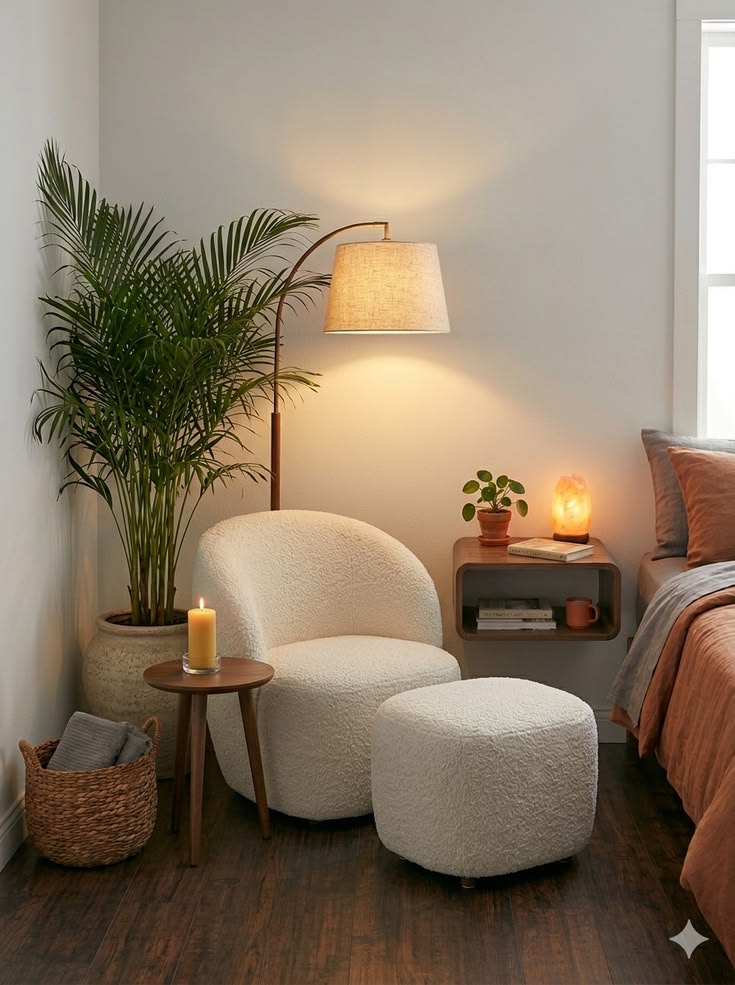 a comfortable seating corner.