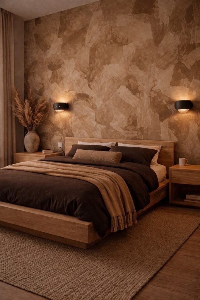 
Layering textures creates richness without relying on bold colors.