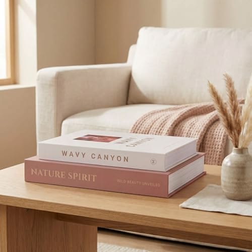 modern luxury living room with decorative  coffee table books
