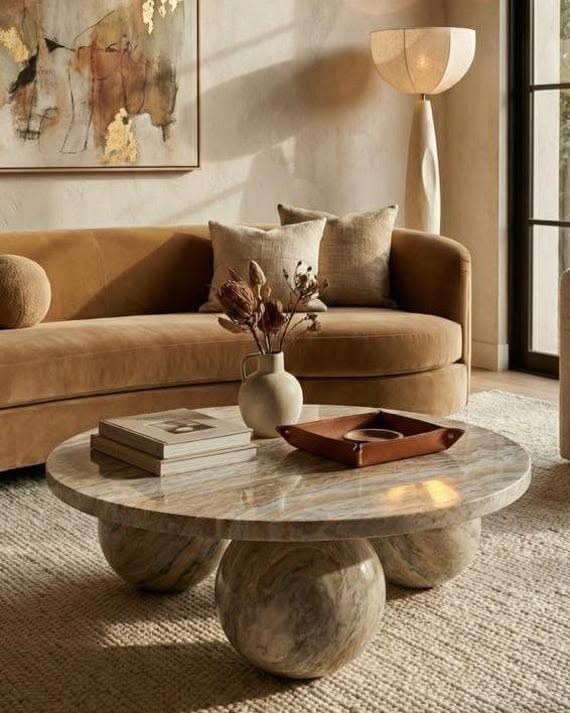 coffee table styled like designer decor