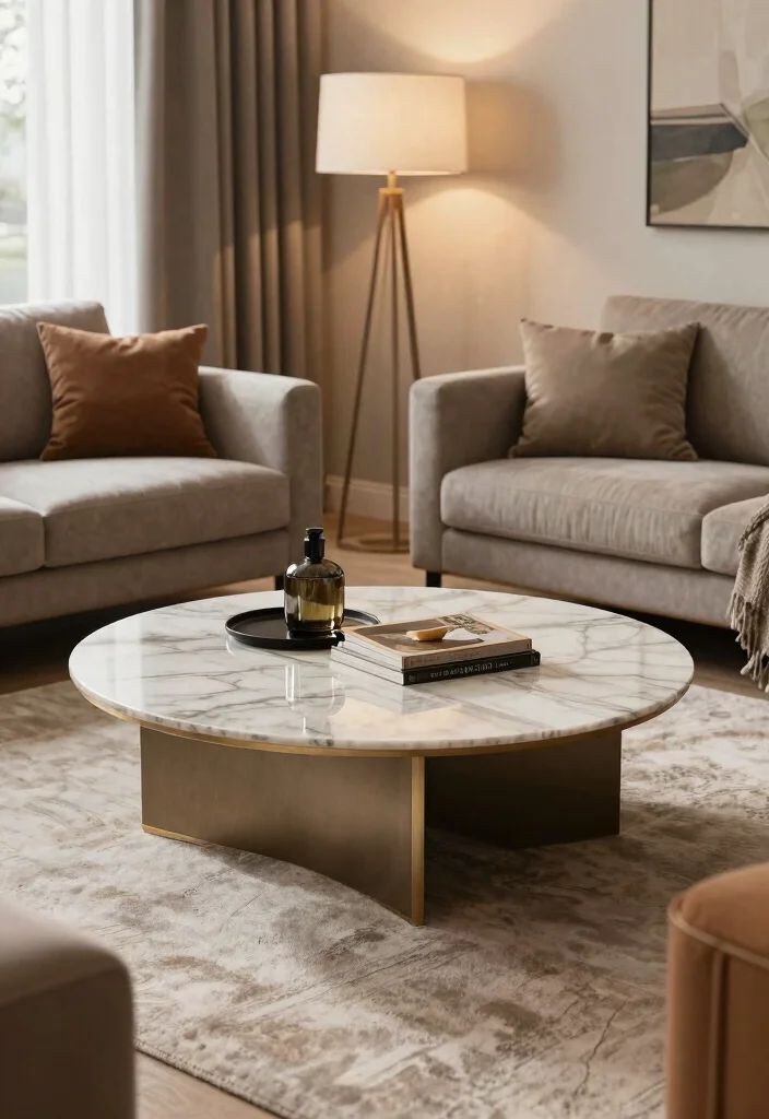 Small living room furniture arranged for comfortable conversation and television viewing