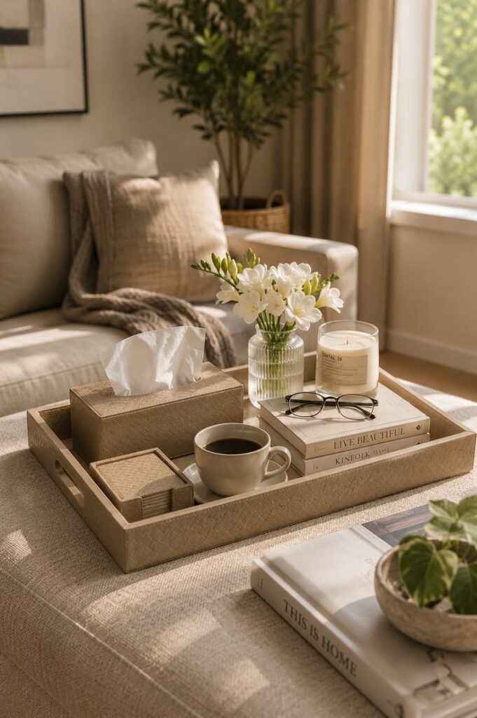 a simple decorative tray