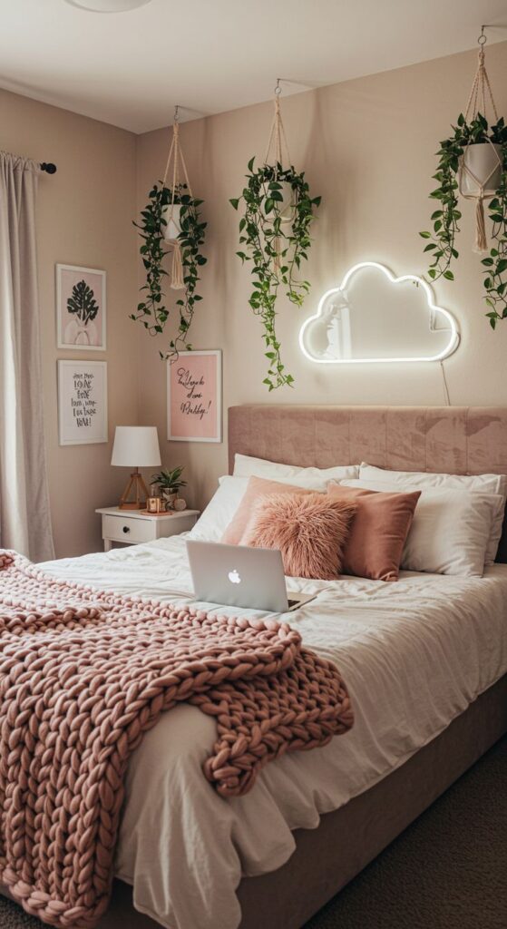 Luxury minimalist bedroom featuring a statement bed with crisp white bedding and minimal furniture.