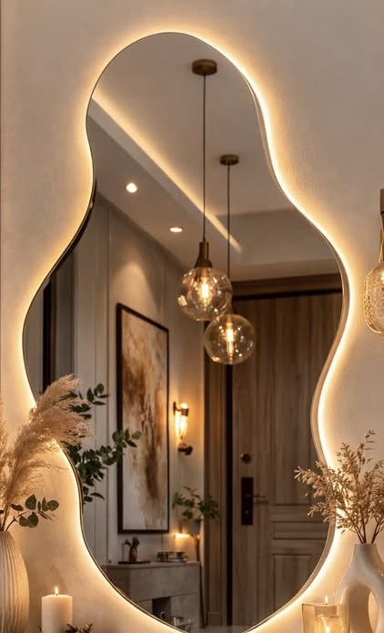 luxury statement mirror