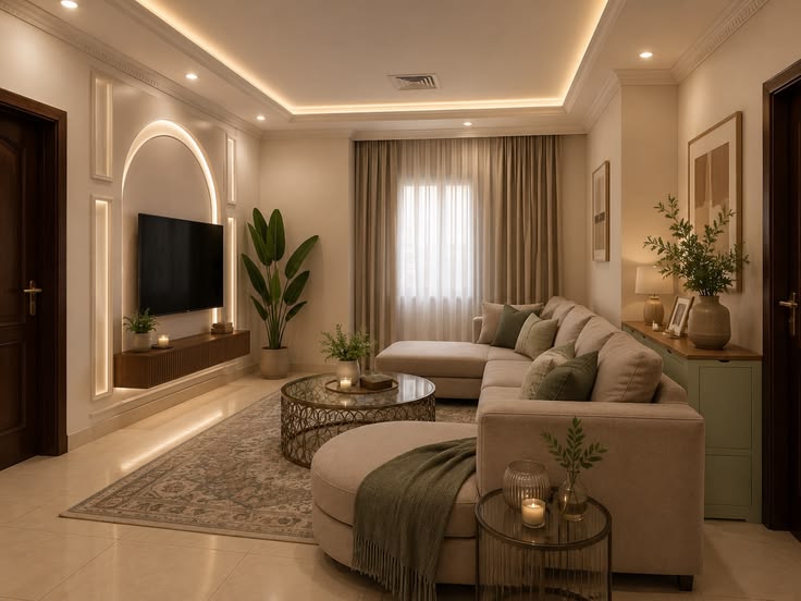 small living room layout idea that maximize every inch