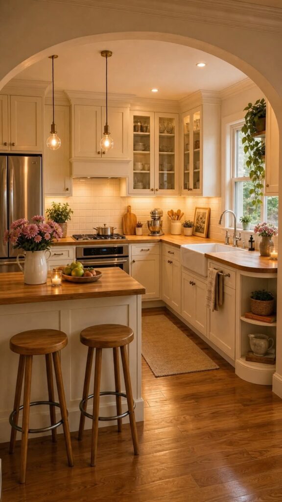 a well organized kitchen