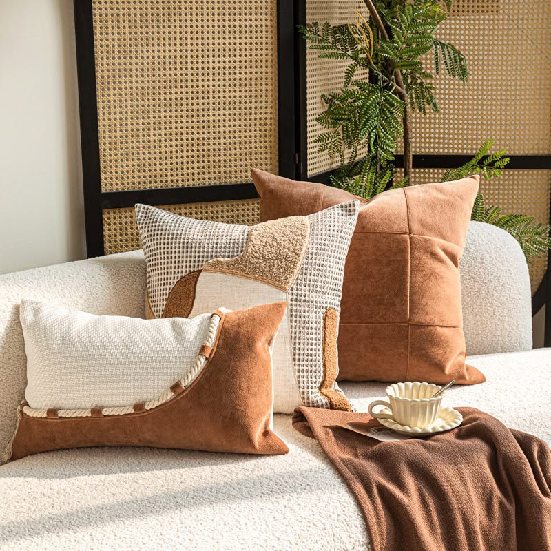 luxury small living room with a throw pillow