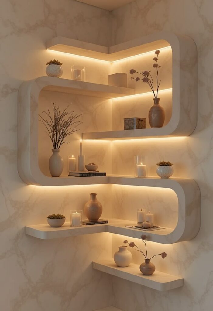 tiny living room corner with a purpose
