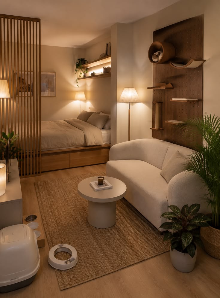 a luxurious room