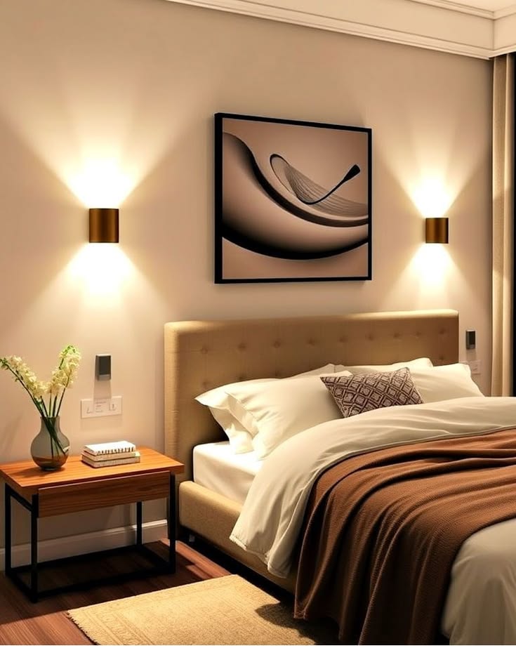 a well lighted room 