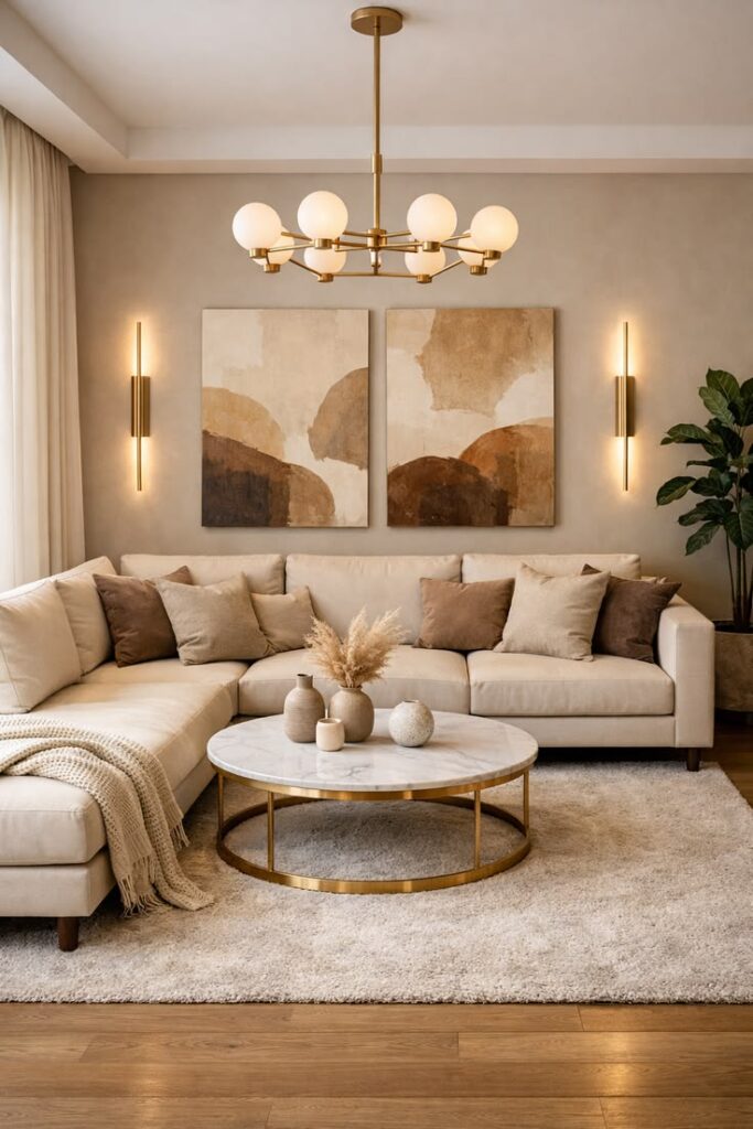 modern  luxury living room 